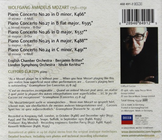 Clifford Curzon: Decca Legends [2CD]