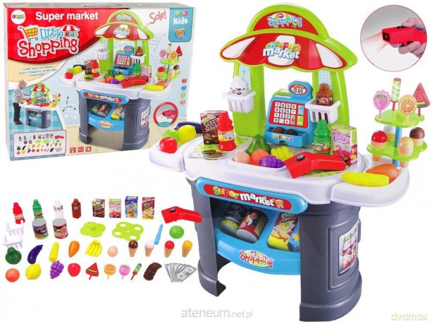 Zestaw supermarket z akcesoriami