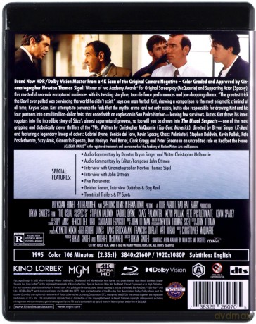 The Usual Suspects (Podejrzani) [Blu-Ray 4K]+[Blu-Ray]