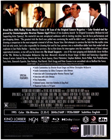 The Usual Suspects (Podejrzani) [Blu-Ray 4K]+[Blu-Ray]