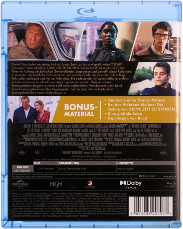 007 James Bond No Time to Die (007 James Bond Nie czas umierać) [Blu-Ray]