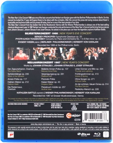 Herbert von Karajan: New Years Eve Concert 1987 [Blu-Ray]