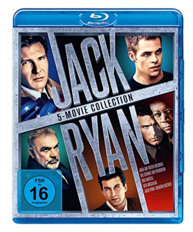Jack Ryan Collection: The Hunt for Red October / Patriot Games / Clear and Present Danger / The Sum of All Fears / Jack Ryan: Shadow Recruit (Polowanie na Czerwony Październik / Czas patriotów / Stan zagrożenia / Suma wszystkich strachów / Jack Ryan: Teor