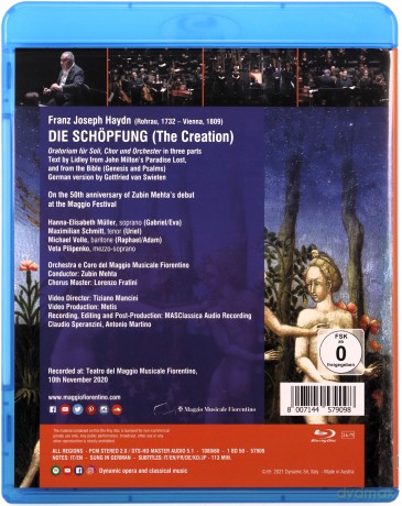 Joseph Haydn: Die Schopfung [Blu-Ray]