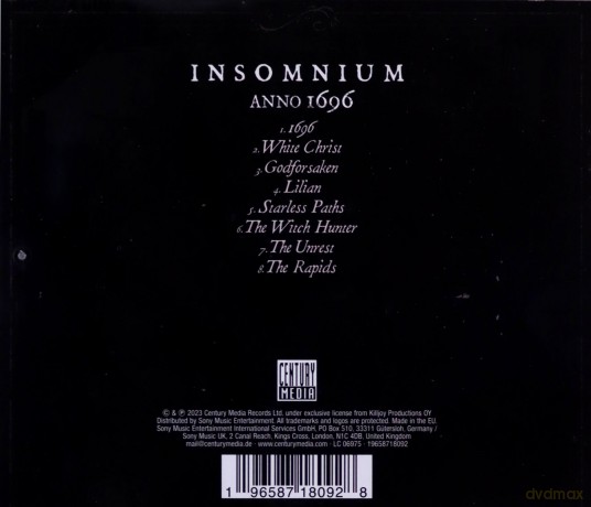Insomnium: Anno 1696 [CD]
