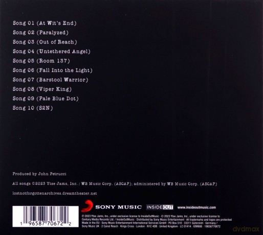 Dream Theater: Lost Not Forgotten Archives: Distance Over Time Demos (2018) (digipack) [CD]