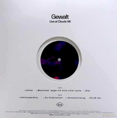 Gewalt: Gewalt Live At Clouds Hill [Winyl]