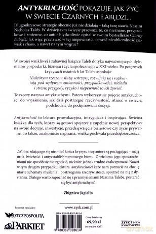 Antykruchość Jak żyć w świecie, którego nie rozumiemy - Nassim Nicholas Taleb [KSIĄŻKA]
