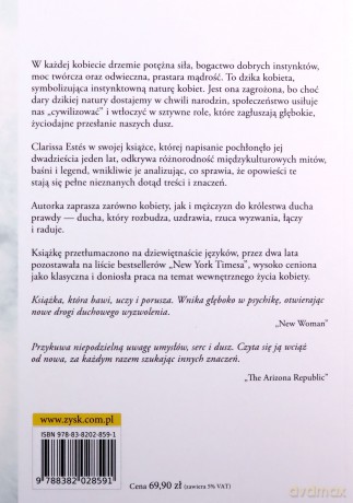 Biegnąca z wilkami. - Estes Clarissa Pinkola [KSIĄŻKA]