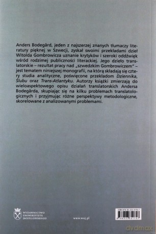 Gombrowicz Andersa Bodegarda - Ewa Data-Bukowska, Bukowski Piotr de Bończa [KSIĄŻKA]