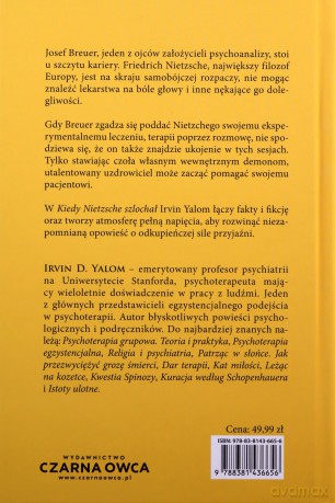 Kiedy Nietzsche szlochał - Irvin D. Yalom [KSIĄŻKA]