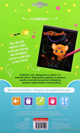 Magiczna dżungla. Zdrapywanka z rysikiem - Anna Podgórska [KSIĄŻKA]