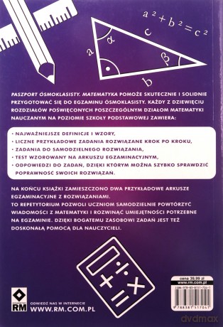 Paszport ósmoklasisty Matematyka - Katarzyna Skibińska [KSIĄŻKA]
