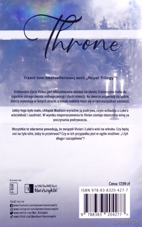 Throne (pocket) - Sylwia Zandler [KSIĄŻKA]