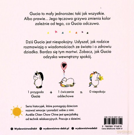 Uczucia Gucia Gucio się martwi - Chow Chine Aurelie Chien [KSIĄŻKA]