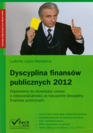 Dyscyplina finansów publicznych 2012 - Lipiec-Warzecha [KSIĄŻKA]