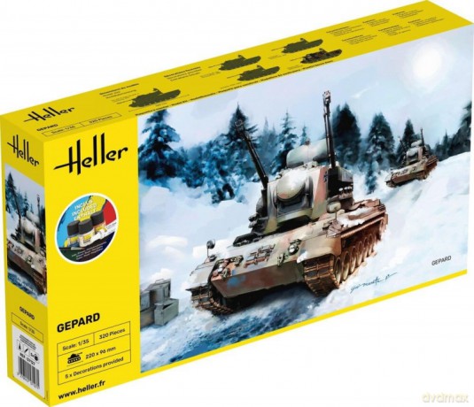 Model plastikowy Starter Set Działo Przeciwlotnicze Gepard