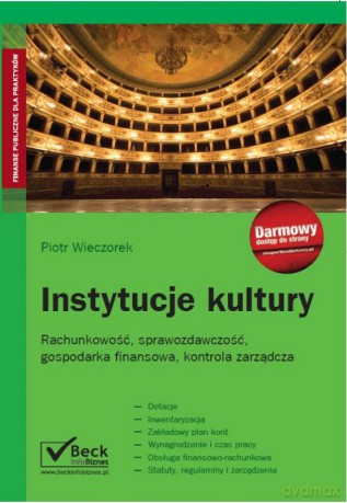 Instytucje kultury - Wieczorek [KSIĄŻKA]