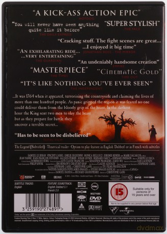 Brotherhood of the Wolf (Braterstwo wilków) [DVD]