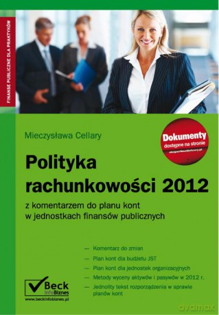 Polityka rachunkowości 2012 - Cellary [KSIĄŻKA]