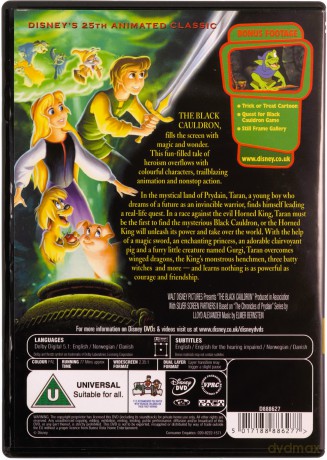 The Black Cauldron (Czarny kocioł) [DVD]
