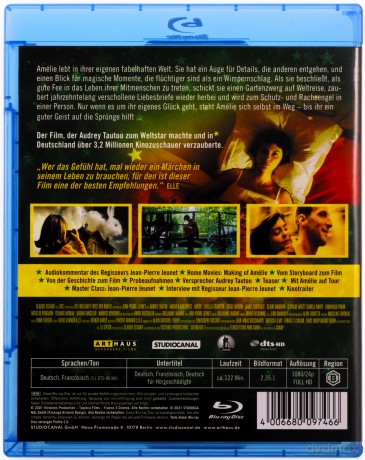 The Fabulous Destiny of Amélie Poulain (Amelia) [Blu-Ray]