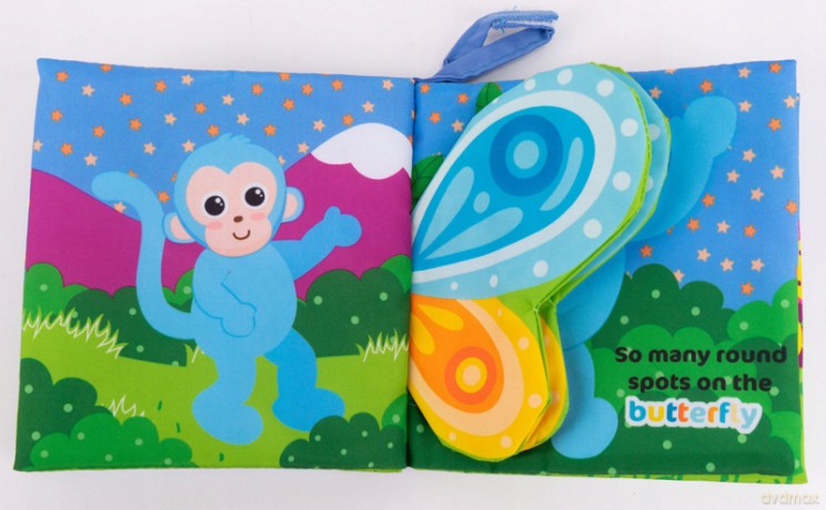 Monkey Cloth Book-The Missing Spot