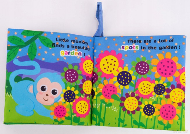 Monkey Cloth Book-The Missing Spot