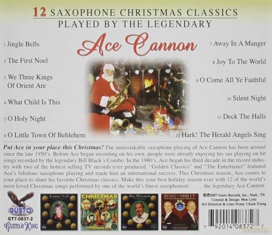 Ace Cannon: 12 Saxophone Christmas Classics [CD]