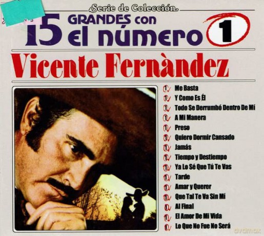Vicente Fernandez: 15 Grandes Con El Numero 1 [CD]