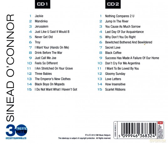Sinead O'Connor: 30 Hits Incontournables [2CD]