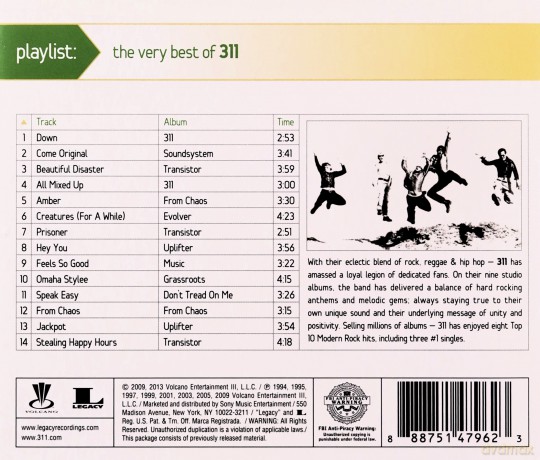 311-Playlist-Very Best Of [CD]