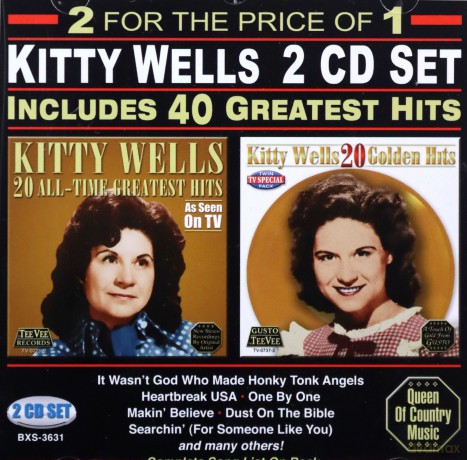 Kitty Wells: 40 Greatest Hits [2CD]