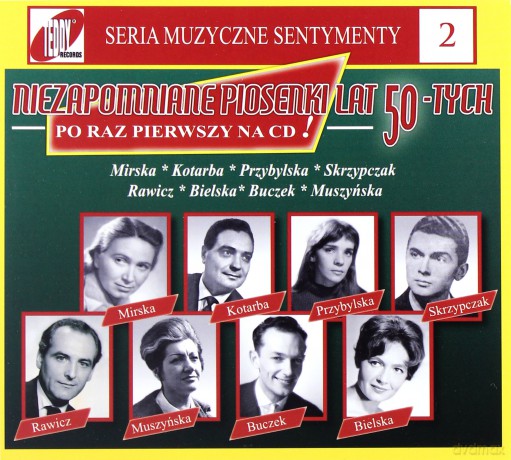 Niezapomniane piosenki lat 50-tych (Muzyczne Sentymenty 2) (digipack) [CD]