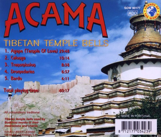 Acama - Tibetan Temple Bells [CD]