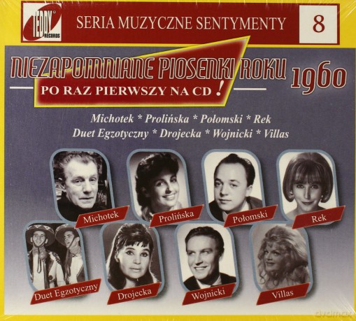 Niezapomniane piosenki roku 1960 (Muzyczne Sentymenty 8) (digipack) [CD]
