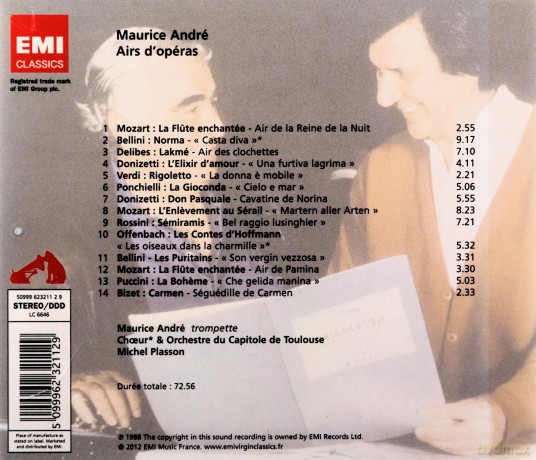 Maurice Andre: Airs D Operas [CD]