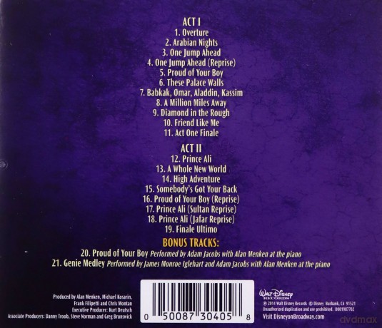 Aladdin-Original Broadway Cast Recording [CD]