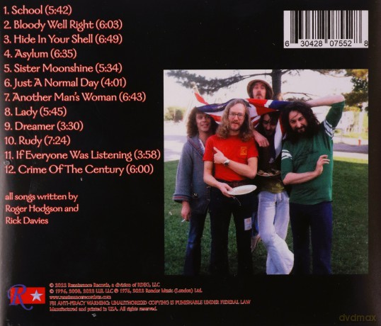 Supertramp: Alive In England [CD]