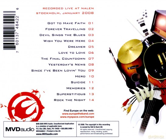Europe: Almost Unplugged [CD]