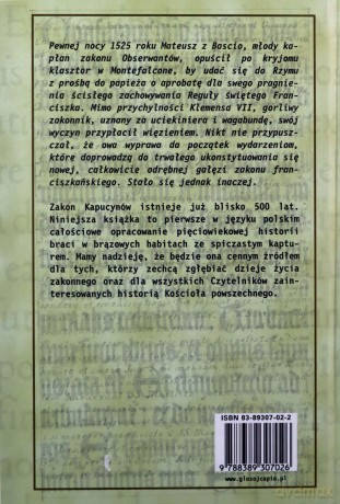 Zarys historii kapucynów [KSIĄŻKA]