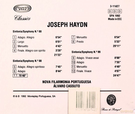 Alvaro Cassuto E Nova Filarm. Portuguesa-Haydn - S [CD]