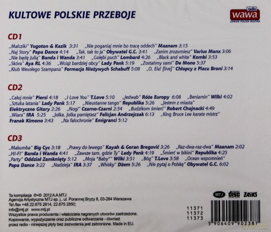 Kultowe polskie przeboje Radia Wawa 2 [3CD]
