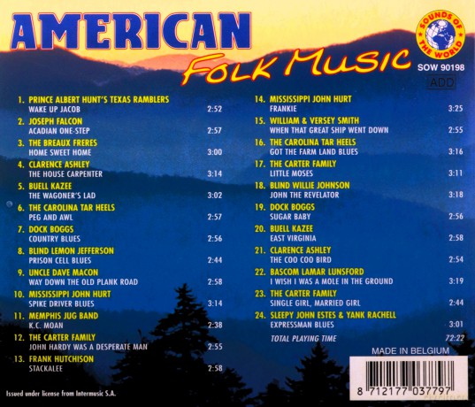 American Folk Music [CD]