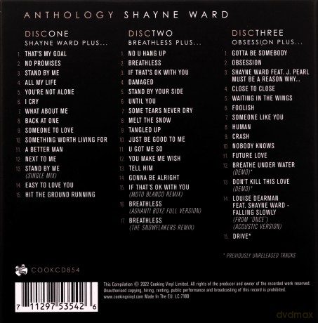 Shayne Ward: Anthology (Ltd Boxset) [3CD]