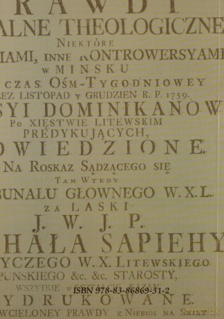 Misje ludowe dominikanów prowincji litewskiej 1751-1826 - Słowomir Brzozecki OP [KSIĄŻKA]