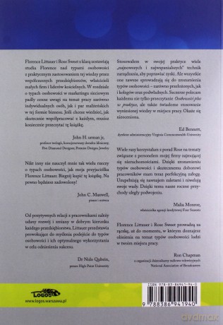 Osobowość plus w praktyce. Jak skutecznie współpracować z każdym? - Florence Littauer, Rose Sweet [KSIĄŻKA]