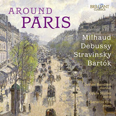 Around Paris:Milhaud,Debussy,Stravinsk [CD]