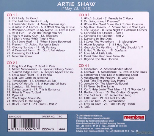 Artie Shaw-This Is Romance [4CD]