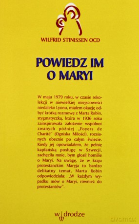 Powiedz im o Maryi - Wilfrid Stinissen OCD [KSIĄŻKA]
